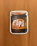 Fåpå Nutella-style jar sticker